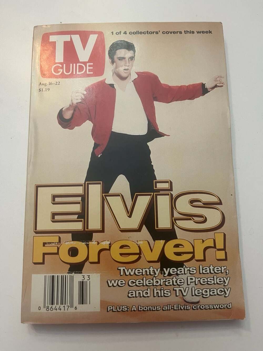 TV Guide Magazine August 16-22, 1997 Elvis Presley Collector Cover
